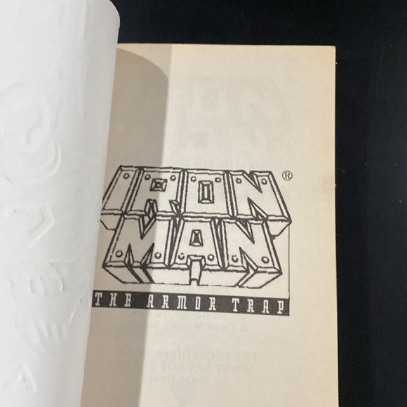 Iron Man: The Armor Trap by Greg Cox - Vintage Paperback Novel - Picture 6 of 14